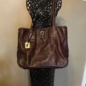Dooney & Bourke Rich Brown Leather Tote